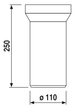 SANIT CONECTOR HORIZONTAL BCO.