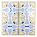 Cerámica Amalfi Decor Pachwork Vr47 Mate 20x20 cm