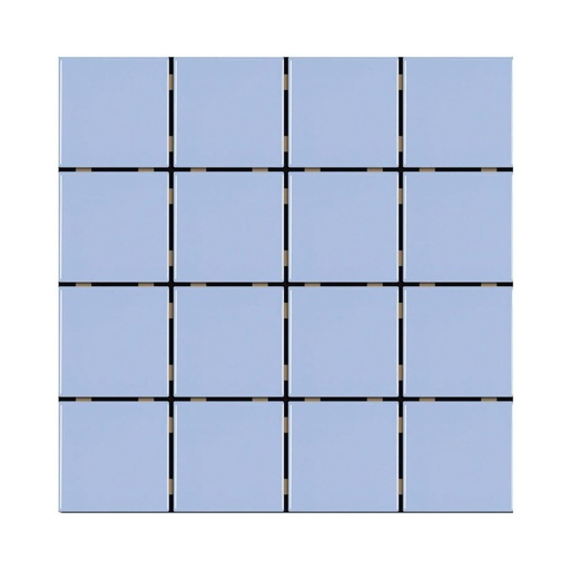 [8021138] Gres Porcelanico En Malla Azul Laguna Mesh Brillante 7,5x7,5 Cm