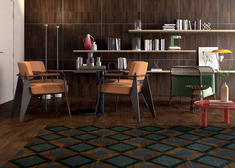 [D776] Porcelanato Essences Iroko Decor Mate Rectificado 20x20 cm