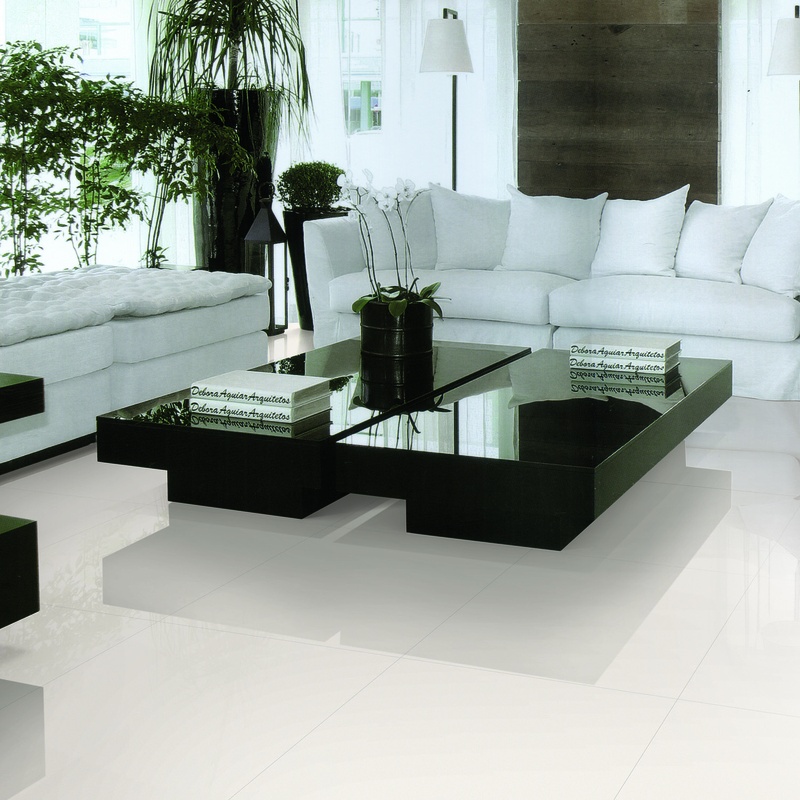 [F0600] Porcelanato Super White Brillante Rectificado 60x60 cm