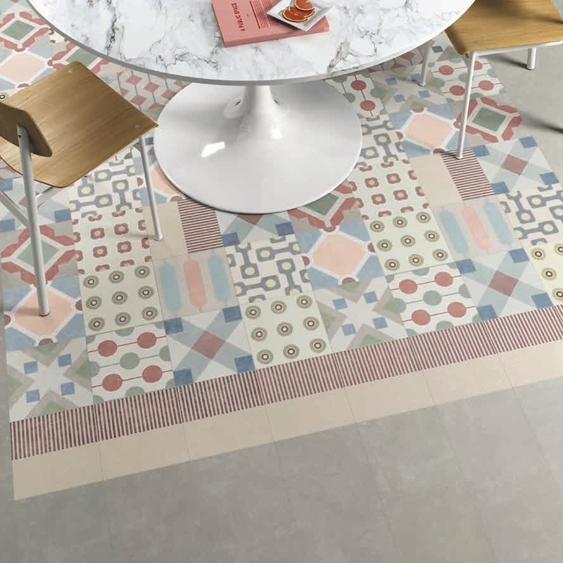 [F895] Porcelanato Tortona Tor Tmix Mate Rectificado 22x22 cm