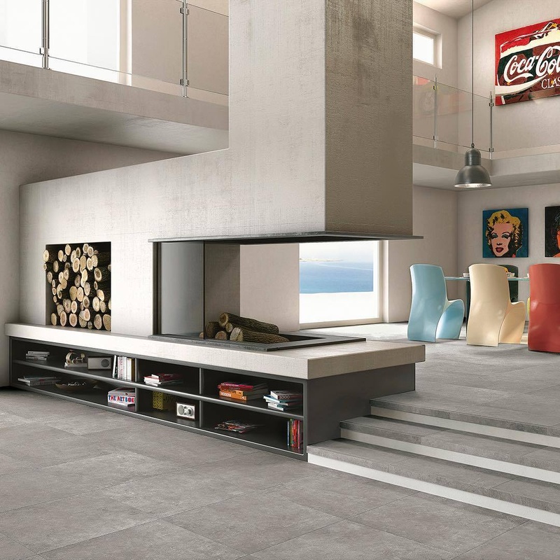 [TS1504RE] Porcelanato Grey Soul White Mate Rectificado 30,4x61 cm